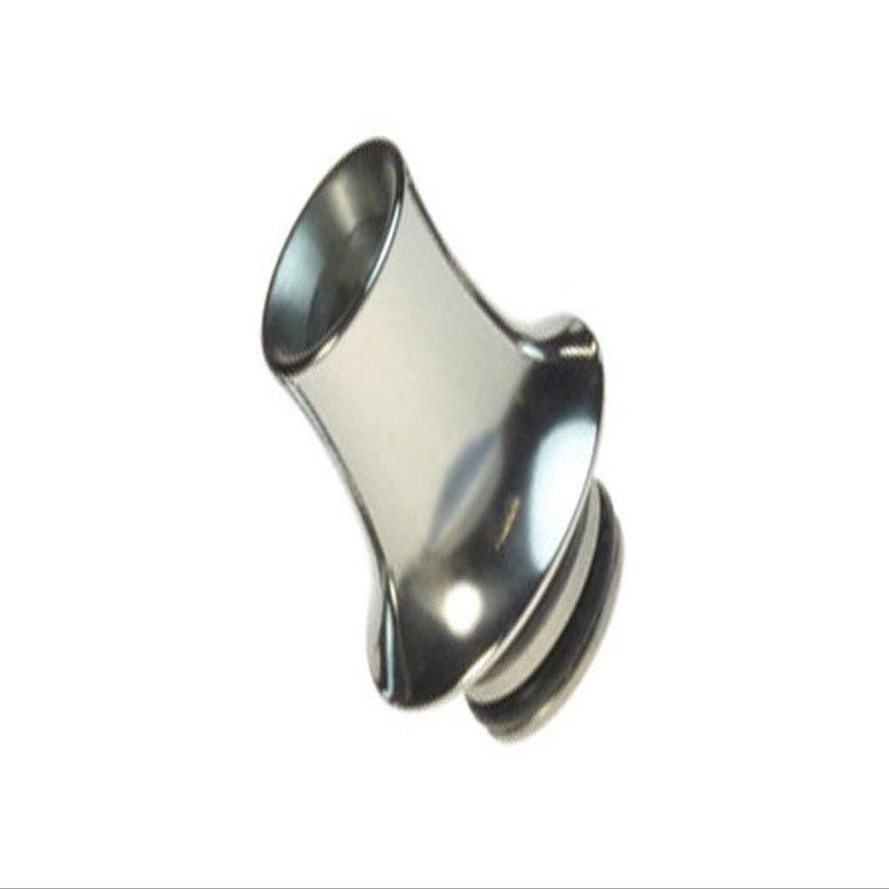Armerah Cone 510 Drip Tip eCig Mouthpiece Short/Narrow Stainless Steel Single Silver