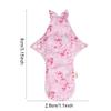 3 Types 280mm Washable Reusable Panty Liners, Washable Sanitary Pads, Menstrual Sanitary Organic Cotton Towel Pad for Girls Womens Day & Night Use (#23) view 3