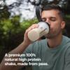 Protein Works | Vegan Pea Protein - Black Innovation, Chocolate Silk, Premium Vegan Protein, Pea Protein Isolate, 24g Protein Per Serving, Low Fat, Low Carbs, Plant-Based & Natural, 33 Servings, 1kg view 4