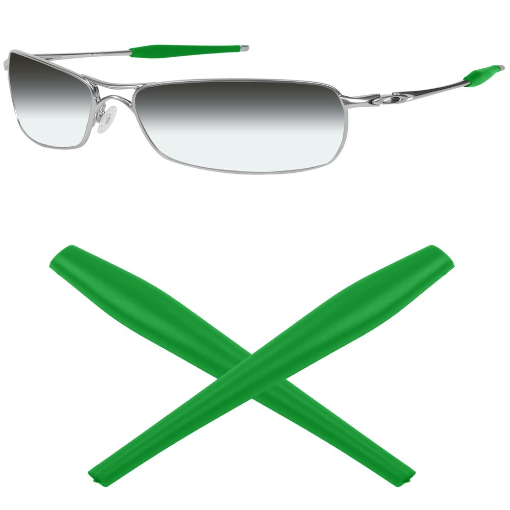 Mryok Replacement Earsocks for Oakley Crosshair 2.0 Sunglass - Dark Green