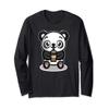 Bubble Boba Tea Kawaii Panda Bear Tapioca Milk Tea Gift Long Sleeve T-Shirt view 1
