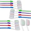 Adult Toothbrushes with Covers ~ Bulk Pack of 20 Manual Toothbrushes ~ Individually Packaged Medium Firm Bristles view 1