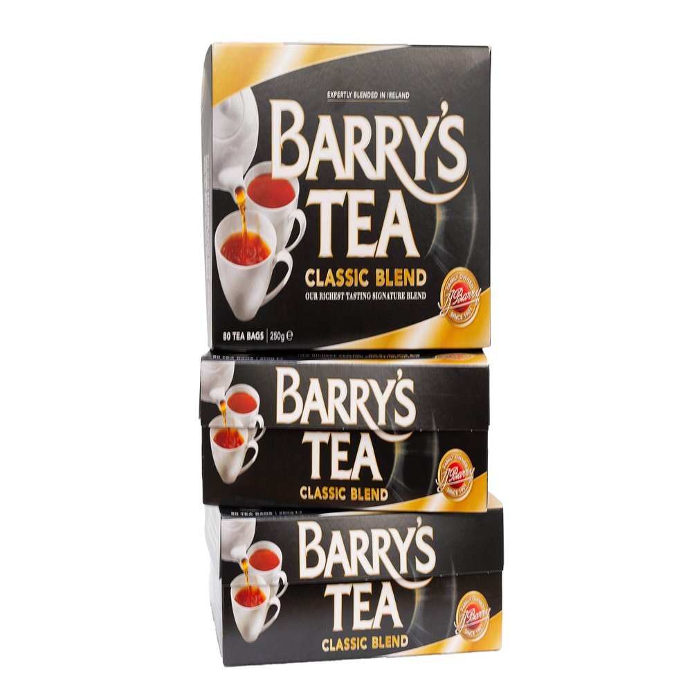 Barry's Tea Classic Blend 80 Teabags (3 Pack), Fresh from Barry's Tea in Ireland