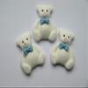12x Teddy Bears Cupcake Toppers Edible White Polar Bears Cake Decorations Baby Shower, Birthday Christening view 1