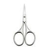 Motanar Nose Hair Trimmer Scissors-3.4' Round Tip Scissors For Ear Eyebrow Beard Mustache Trimming - Multi Purpose Round Personal Beauty Hair Care Tool For Men Women And Baby (Silver Curved Blades) view 1
