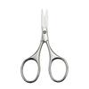 Motanar Nose Hair Trimmer Scissors-3.4' Round Tip Scissors For Ear Eyebrow Beard Mustache Trimming - Multi Purpose Round Personal Beauty Hair Care Tool For Men Women And Baby (Silver Curved Blades) view 2