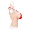 KayJery Oil-free Silicone Breast Forms/Half body Wearable Breast False Boobs, for Crossdresser Transgender Costume, CDEG Cup,IvoryWhite,E view 3