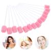 30PCS Disposable Mouth Swabs for Oral Care, Soft Pink Cleaning Sponge Sticks for Teeth Hygiene, Ideal for Elderly and Sensitive Gums view 3