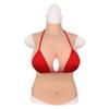 KayJery Oil-free Silicone Breast Forms/Half body Wearable Breast False Boobs, for Crossdresser Transgender Costume, CDEG Cup,AsianYellow,C view 2