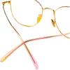 2 Pairs TR Material Eyeglasses Replacement Accessories Ear Anti-Slip Holder Temple Tips Ear Pads Tube Eyewear Retainers Comfort Replacement Tips for Thin Metal Eyeglass Legs(White) view 3