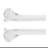 2 Pairs TR Material Eyeglasses Replacement Accessories Ear Anti-Slip Holder Temple Tips Ear Pads Tube Eyewear Retainers Comfort Replacement Tips for Thin Metal Eyeglass Legs(White) view 4