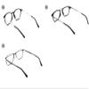 2 Pairs Soft Silicone Eyeglasses Replacement Accessories Ear Anti-Slip Holder Long Temple Tips Ear Pads Tube Eyewear Retainers Tips(Black) view 2