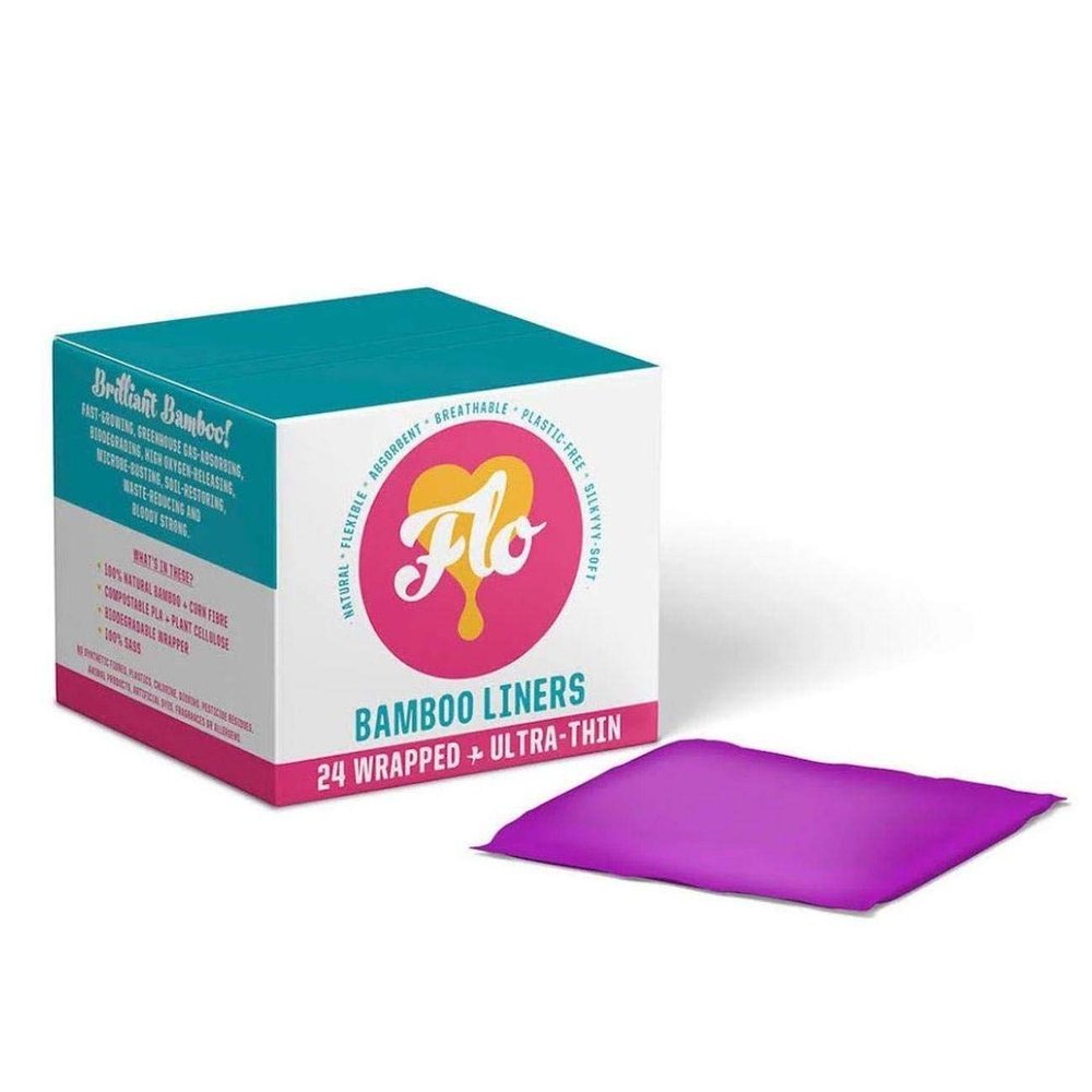 6 x 'Flo Bamboo Liners 24-Count 160 g