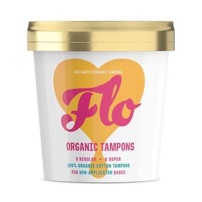 3 x Here We Flo Tampons Pack Non-Applicator Regular + Super