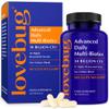 Lovebug Probiotics for Gut Health - 30 Billion CFU Formula with Prebiotic - 10 Strain Lactobacillus & Bifidobacterium Bio Culture Complex - Advanced Strength to Support Daily Gut Flora- 1 Month Supply view 1