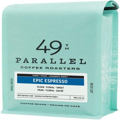 49th Parallel Coffee Roasters Epic Espresso Light Espresso Roast 12oz