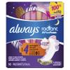Always Radiant Pads, Size 4, Overnight Absorbency, Scented, 10 Count view 1