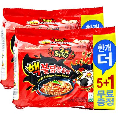 WaNaHong Samyang Hot Chicken Flavour Ramen 2X Spicy (Pack of 12)
