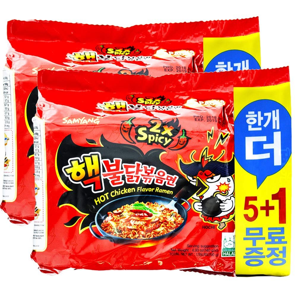 WaNaHong Samyang Hot Chicken Flavour Ramen 2X Spicy (Pack of 12)