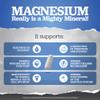 Magnesium Citrate 1480mg - 240 Vegan Capsules - 4 Month Supply - Providing 444mg Elemental Mag - Capsules not Tablets - High Strength Supplement - Made in The UK - Nu U Nutrition view 2