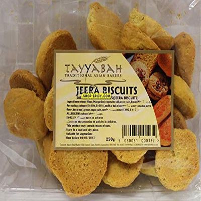 Tayyabah Jeera Biscuits - 250g - (Pack of 2)