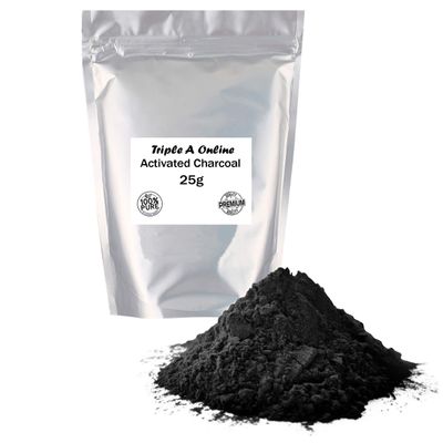 Activated Charcoal Powder 100% Pure Food Grade Natural Coconut Shells 25g-1kg Free P&P (25g)