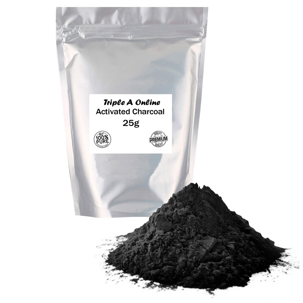 Activated Charcoal Powder 100% Pure Food Grade Natural Coconut Shells 25g-1kg Free P&P (25g)