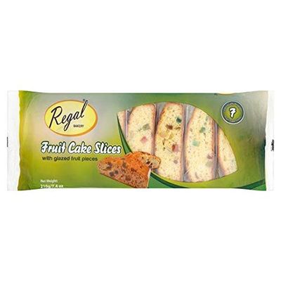 Regal Bakery Fruit Cake Slices - 210g - (Pack of 3)