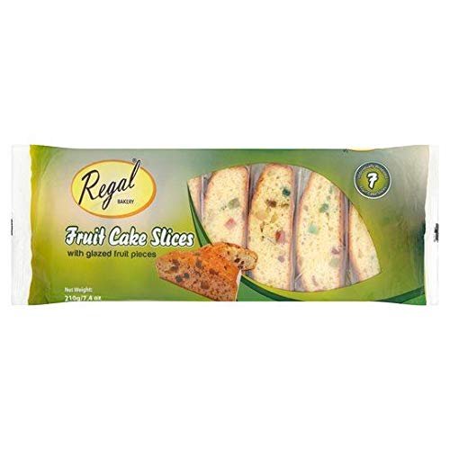 Regal Bakery Fruit Cake Slices - 210g - (Pack of 3)