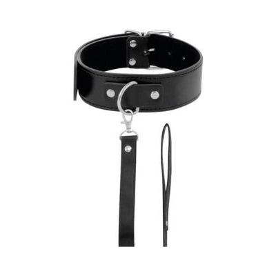 Darkness Posture Necklace with Leather Chain