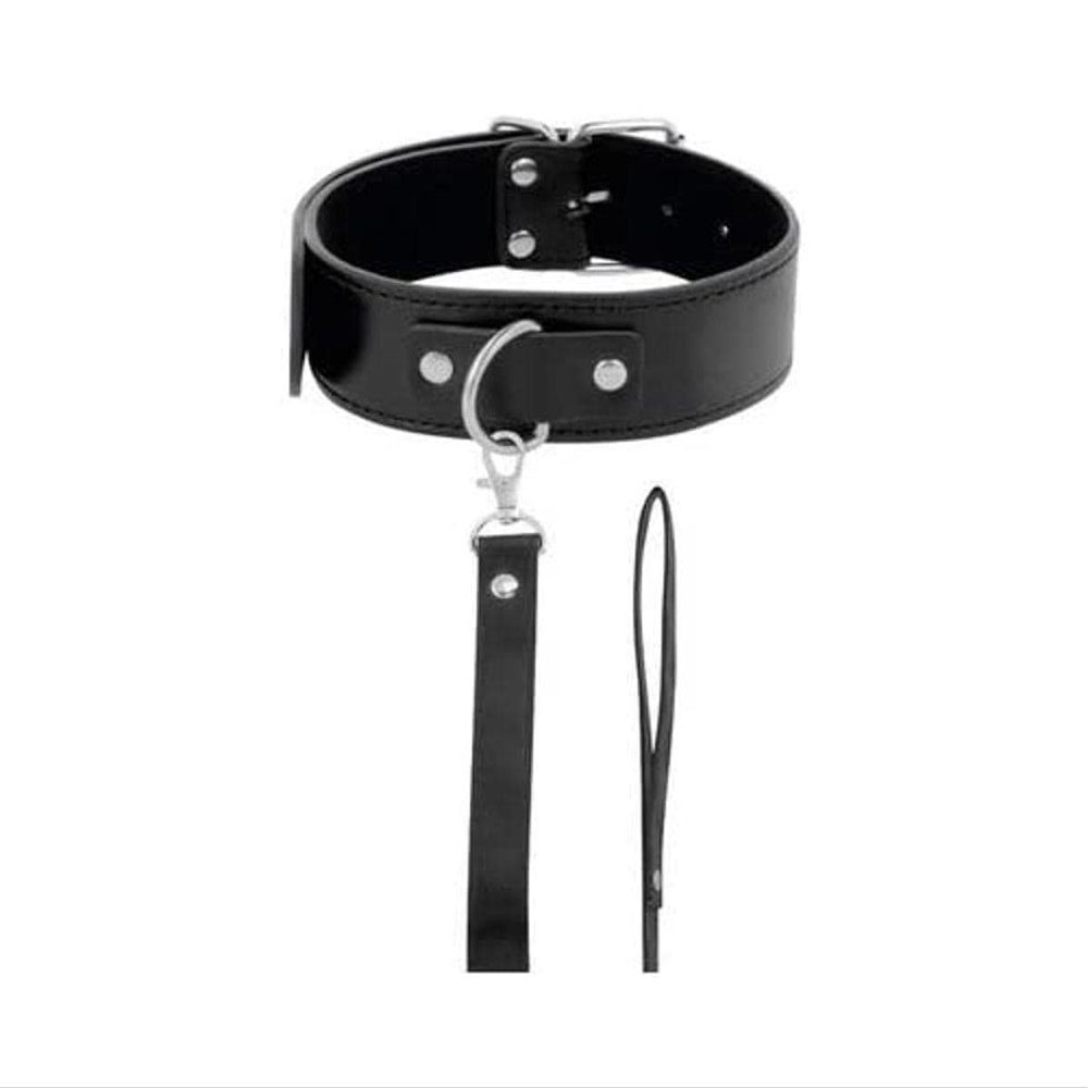 Darkness Posture Necklace with Leather Chain