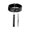 Darkness Posture Necklace with Leather Chain view 1