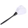 1pc Fashion Turkey Feather Duster with Black Plastic Handle Cleaning Tool White 35cm Stylish and Popular view 1