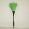 1pc Fashion Turkey Feather Duster with Black Plastic Handle Cleaning Tool White 35cm Stylish and Popular view 2