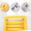 Wall-mounted Folding Shower Stool, Non-slip Heavy Duty Shower Chair, Suitable For Elderly People With Mobility Problems, Corridor Rest Bench, Yellow, White view 3