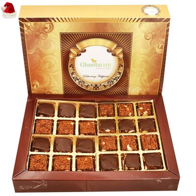 Ghasitaram Gifts Christmas Gifts Chocolate Granola Bites 480 GMS 24 pcs