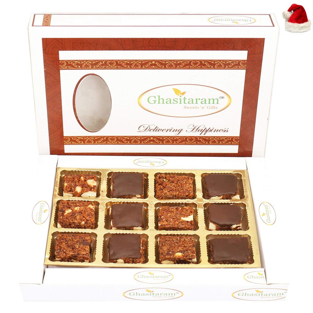 Ghasitaram Gifts Christmas Gifts Chocolate Granola Bites 12 pcs 240 GMS