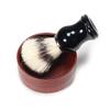 1pc Badger Hair Shaving Brush Hand Crafted Shaving Brush Beard Brushes with Metal Resin Handle Male's Luxury Professional Hair Salon Tool(black) view 2