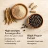 Organic Ashwagandha High Strength - 1000mg Ashwaganda 120 Capsules - Natural Support for Calm & Balance - Pure Root Powder with Black Pepper - Enhanced Absorption - Soil Association Organic Certified view 4