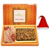 Ghasitaram Gifts Christmas Gifts Christmas Chocolates Box of Dryfruit Chocolate Bark 200 GMS and Almonds 200 GMS Pouch view 1