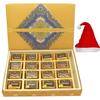 Ghasitaram Gifts Christmas Gifts Christmas Chocolates 16 pcs Assorted Chocolates SQ Box 240 GMS view 1