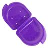 2 x Gum Shield Case - Mouthguard Box for Ortho Retainers, Sports Dental Appliances, Dentures & More (Glitter Pink & Glitter Purple) view 3