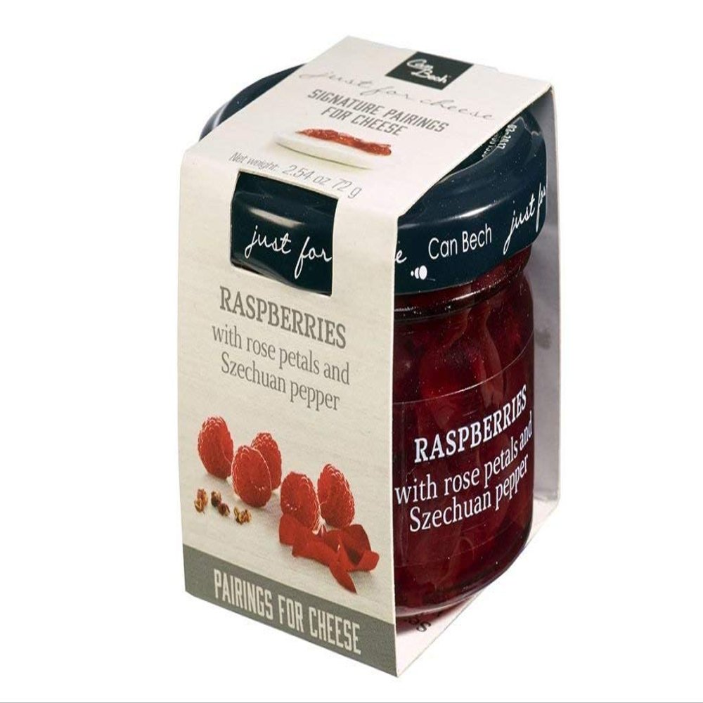 6 x 33g Raspberry Condiment for Cheese with Rose Petals and Szechuan Pepper