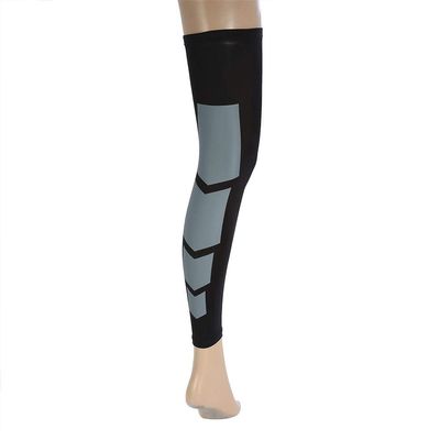 Tbest Leg Sleeve,1pc Calf Long Sleeve Non slip Support Sleeve Elastic Leg Compression Support Black, Blue, Red (optional)(M Black)