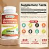 Best Naturals Chromium Picolinate 1000 mcg Tablet - Supports Healthy Blood Sugar Levels, 240 Count view 2