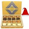 Ghasitaram Gifts Christmas Gifts - 16 pcs Assorted Bites 400 GMS SQ Box view 1