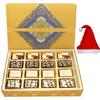 Ghasitaram Gifts Christmas Gifts - 16 pcs Assorted Choco Dryfruit Bites SQ Box 400 GMS view 1