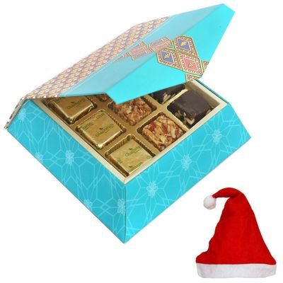 Ghasitaram Gifts Christmas Gifts - 9 pcs Assorted Bites SQ Box 225 GMS