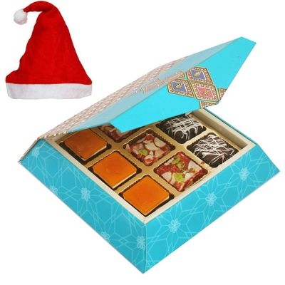 Ghasitaram Gifts Christmas Gifts - 9 pcs Ghasitaram Special Bites SQ Box 225 GMS