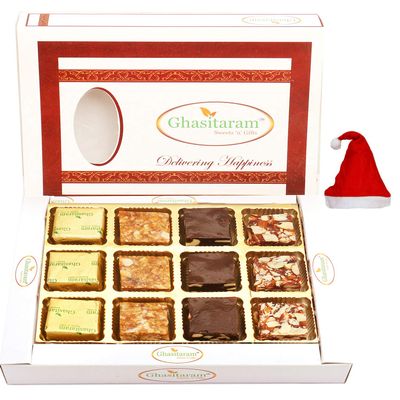 Ghasitaram Gifts Christmas Gifts - 12 pcs Assorted Bites 240 GMS